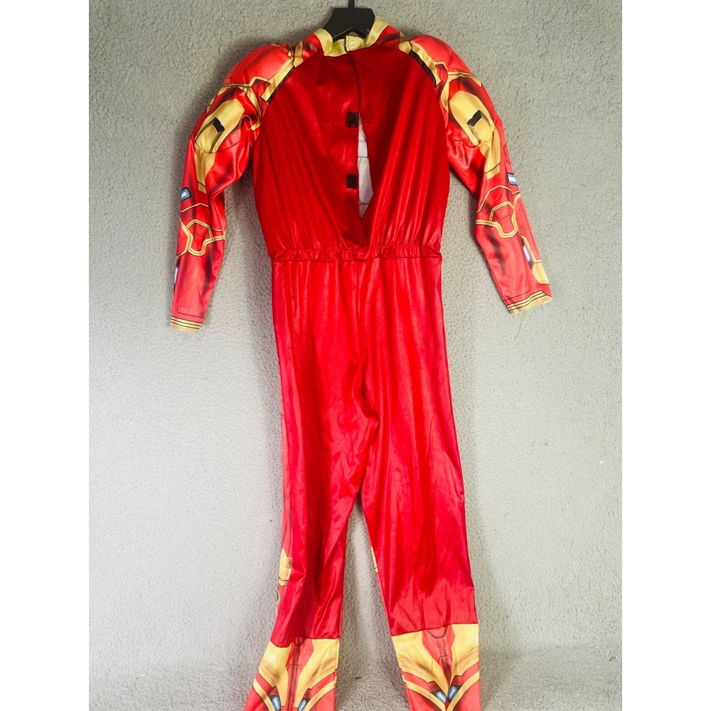 Marvel Avengers Iron Man Padded Muscle Costume Suit Yourself Red Gold Kids L - Picture 10 of 10
